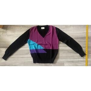 Women’s It’s Pure Gould Vintage 70s 80s Sweater Small Colorful